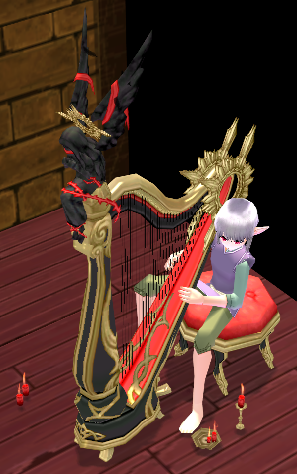 Seated preview of Dark Divination Harp