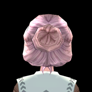 Equipped Tulip Wig (F) viewed from the back