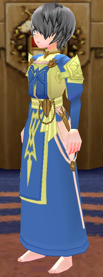 Equipped Cleric Robe Outfit (M) viewed from an angle