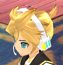 Equipped Kagamine Len Headset viewed from an angle