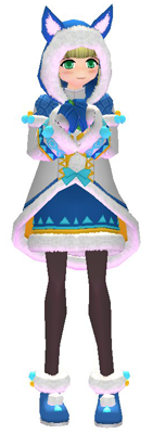 Fluffy Arctic Fox Outfit (F) - Mabinogi World Wiki