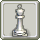 Homestead Chess Piece - White King and White Square