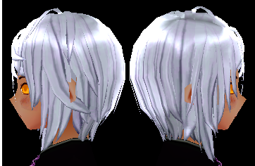 Equipped Abaddon Nobility Wig (M) viewed from the side