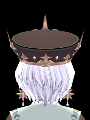 Equipped Inquisitor's Orthodox Hat viewed from the back