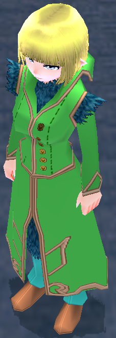 Equipped Female Odelia Wizard Set viewed from an angle