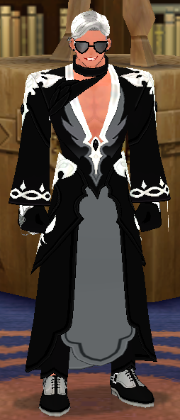 Equipped Guardian of the Divine Beast Outfit (M) viewed from the front