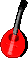 Inventory icon of Mandolin (Red Face, Black Base)