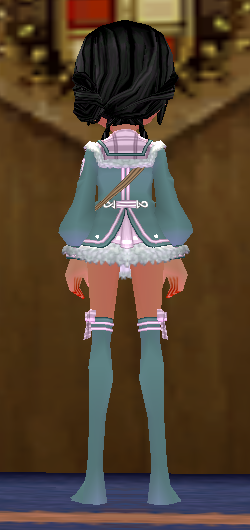 Equipped Sheep Sonata Outfit (F) viewed from the back