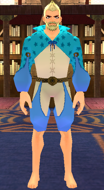 Equipped Giant Star-shaped Magician Outfit (M) viewed from the front
