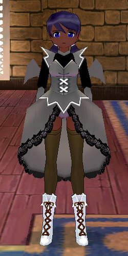 A Succubus outfit for the Valentine's Day Event. Equipped Front.png