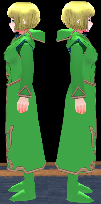 Equipped Female Odelia Wizard Suit viewed from the side