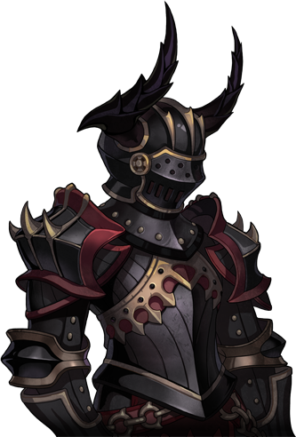 Portrait of Black Dragon Knight