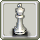 Building icon of Homestead Chess Piece - White King and Black Square