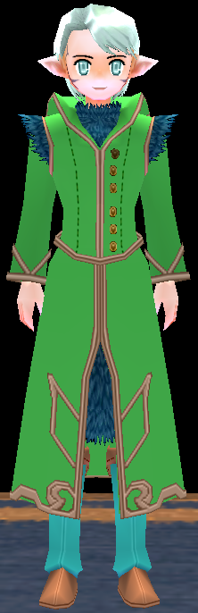 Equipped Male Odelia Wizard Set viewed from the front