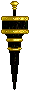 Inventory icon of Physis Wooden Lance (Black Wood, Gold Rim)