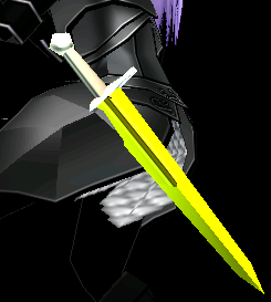 Sheathed Fluted Short Sword