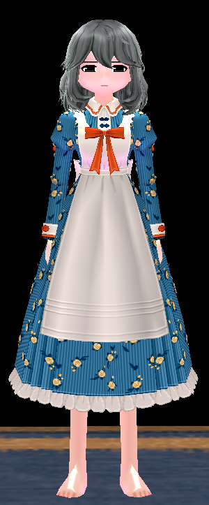 Equipped Autumn Breeze Dress (F) viewed from the front