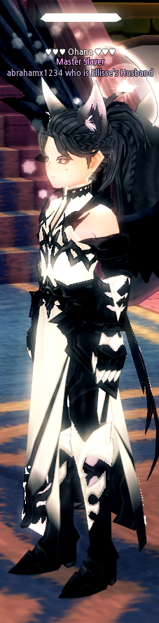 Equipped Male Abaddon Nobility Set viewed from an angle