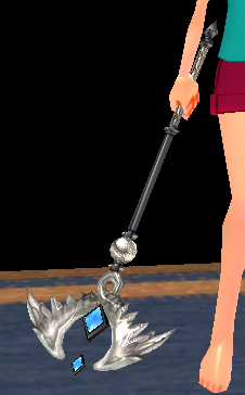 Equipped Royal Crystal Wing Staff