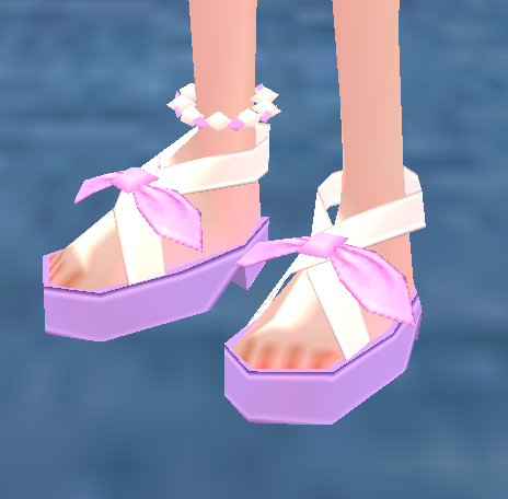 Equipped Sailor Ribbon Sandals viewed from an angle