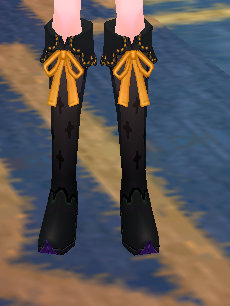 Equipped Night Witch Boots (Default) viewed from the front