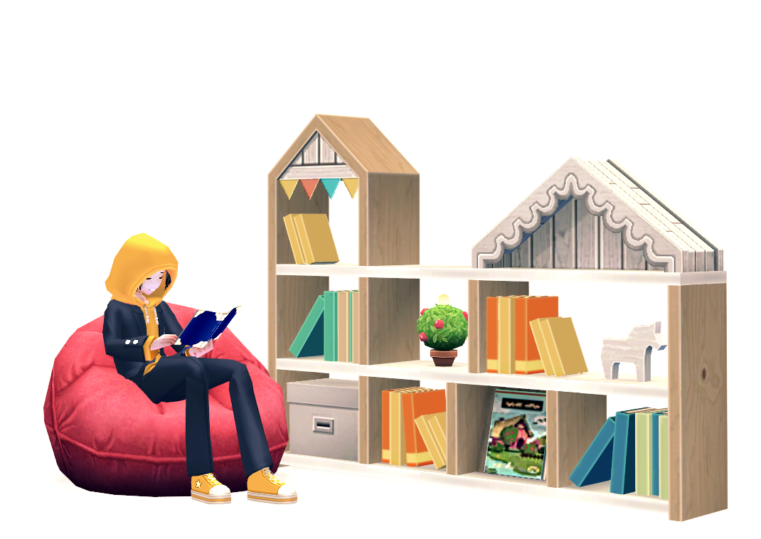 Bookshelf and Beanbag Chair preview.png