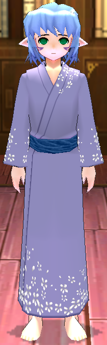 Equipped Yukata (Style A) (M) viewed from the front