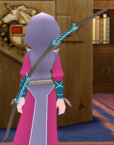 Sheathed Elven Long Bow