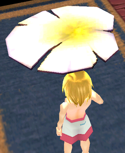 Lotus Leaf Umbrella opened