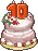 Inventory icon of 10th Anniversary Cake