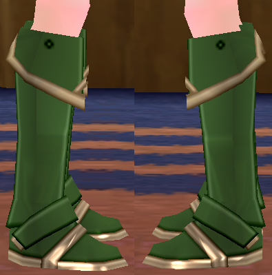 Equipped Royal Prince Boots viewed from the side
