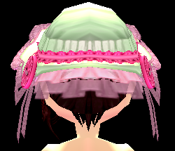Equipped Baby Bonnet viewed from the back