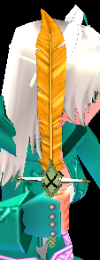 Equipped Phoenix Feather Sword