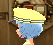 Equipped Sailor Hat viewed from the side