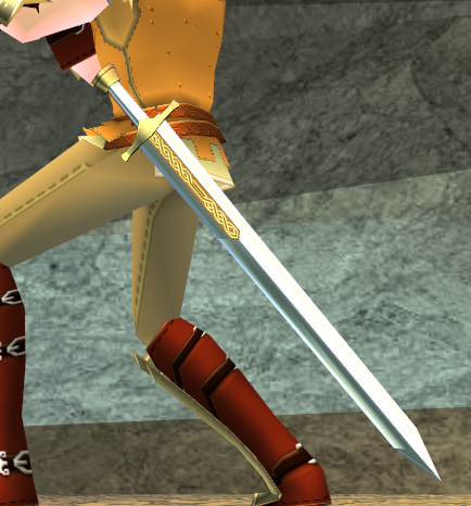 Sheathed Krutta Broadsword