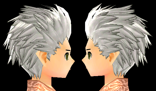 Equipped Archer Wig viewed from the side