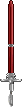 Inventory icon of Sword of the Goddess (Red)