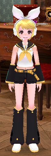 Equipped Kagamine Rin Set viewed from the front