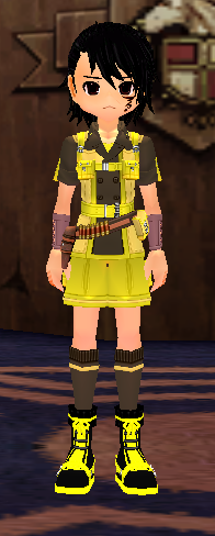 Equipped Male Treasure Hunter Set viewed from the front