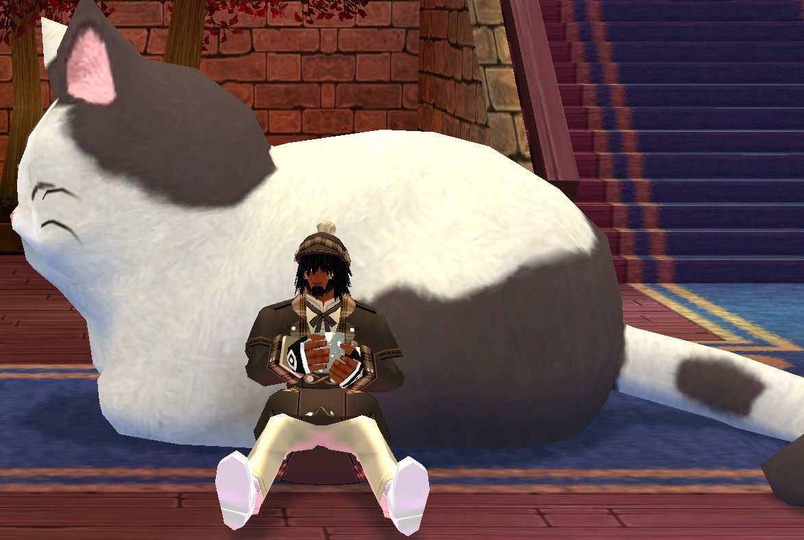 Seated preview of Giant Kitty Chair (3-person)