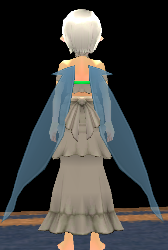 Equipped Asuna ALO Outfit viewed from the back