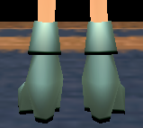 Equipped Cores' Boots (F) viewed from the back