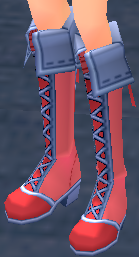 Equipped Millia's Shoes viewed from an angle