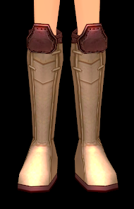 Equipped Tara Infantry Boots (M) viewed from the front