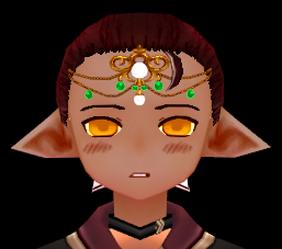 Equipped Jeweled Forehead Decoration (Face Accessory Slot Exclusive) viewed from the front