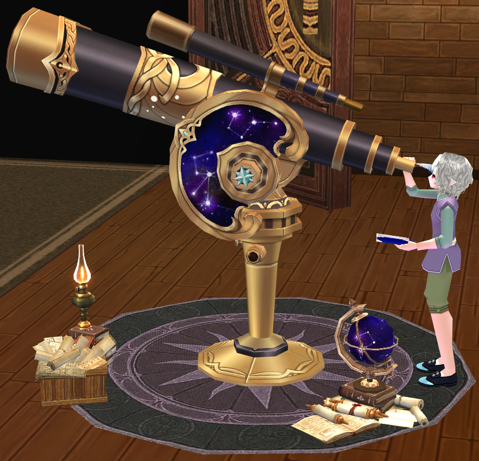 Seated preview of Astronomer's Telescope