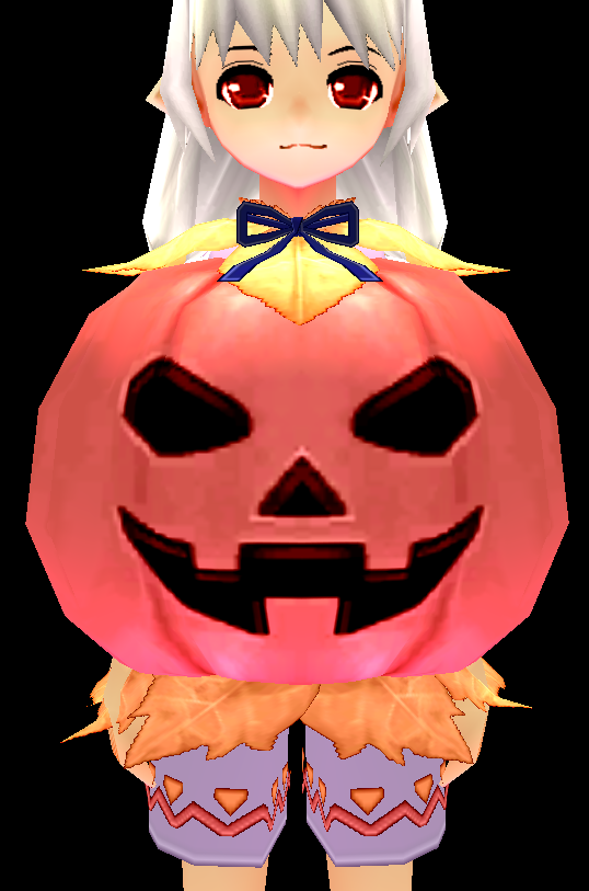 Equipped Pumpkinface Outfit (F) viewed from the front