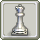 Homestead Chess Piece - White Queen and White Square