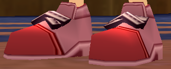 Equipped Karis Wizard Shoes viewed from an angle