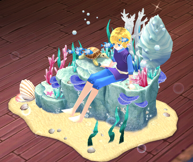 Seated preview of Coral Reef Resting Spot